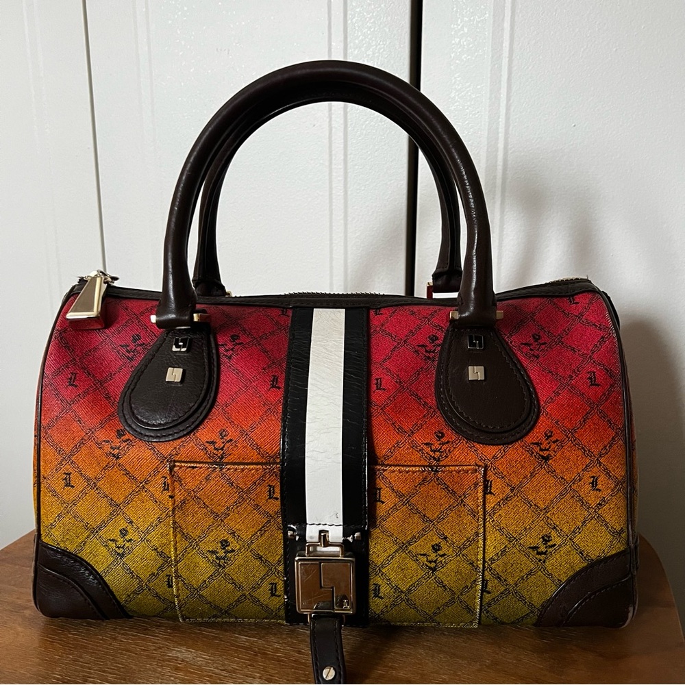LAMB Gwen Stefani Rasta Ombré Mandeville Bag Y2K